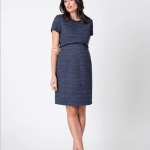 Seraphine Kiara A-line Tweed Maternity Dress